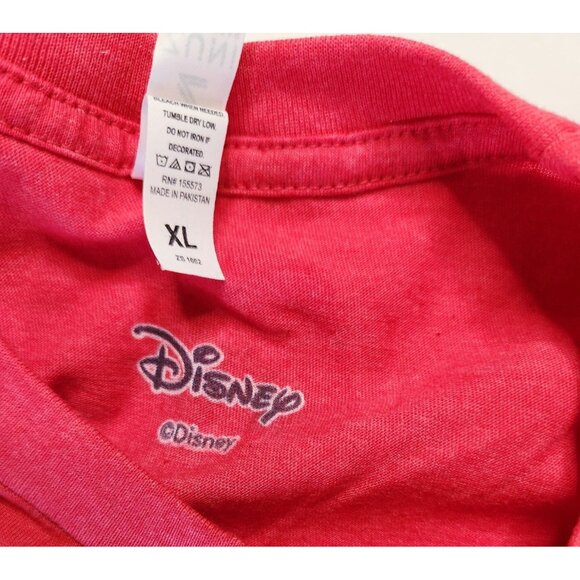 Disney Mickey Mouse Red T-Shirt XL - Picture 2 of 7